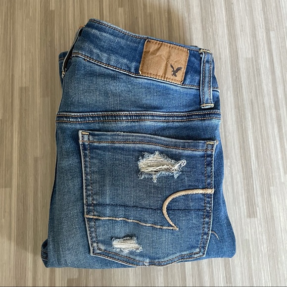 American Eagle distressed jeggings - Picture 2 of 5